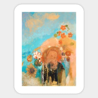 Evocation of Roussel (1912) by Odilon Redon Sticker